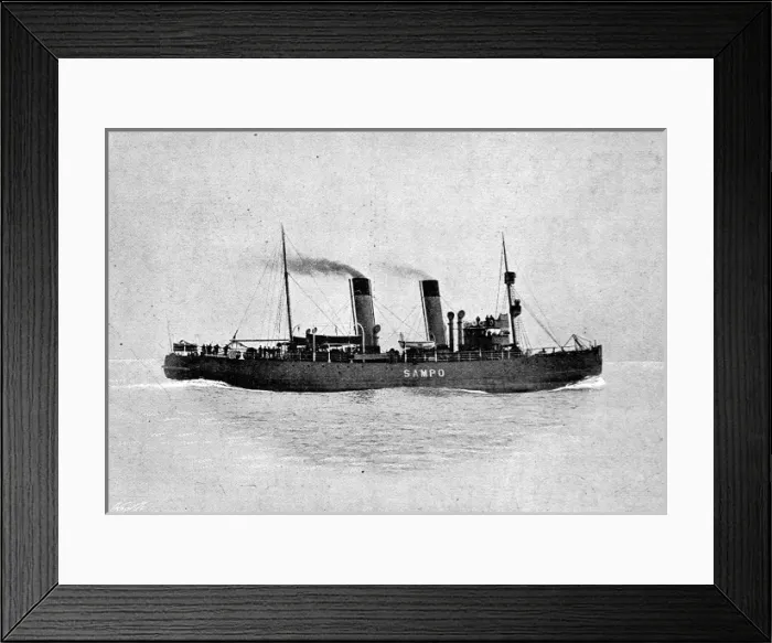 Framed Print : SS Sampo, 1898 Framed Print : SS Sampo, 1898