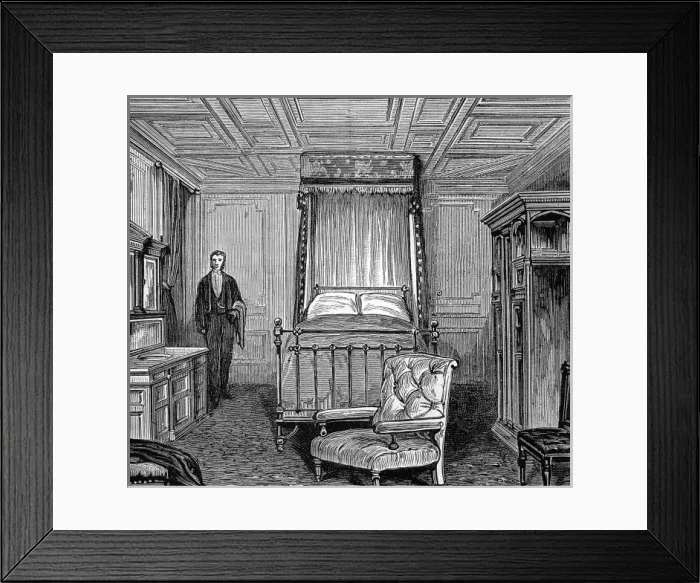 Framed Print : The Czars Bedroom, SY Livadia, 1880 Framed Print : The Czars Bedroom, SY Livadia, 1880