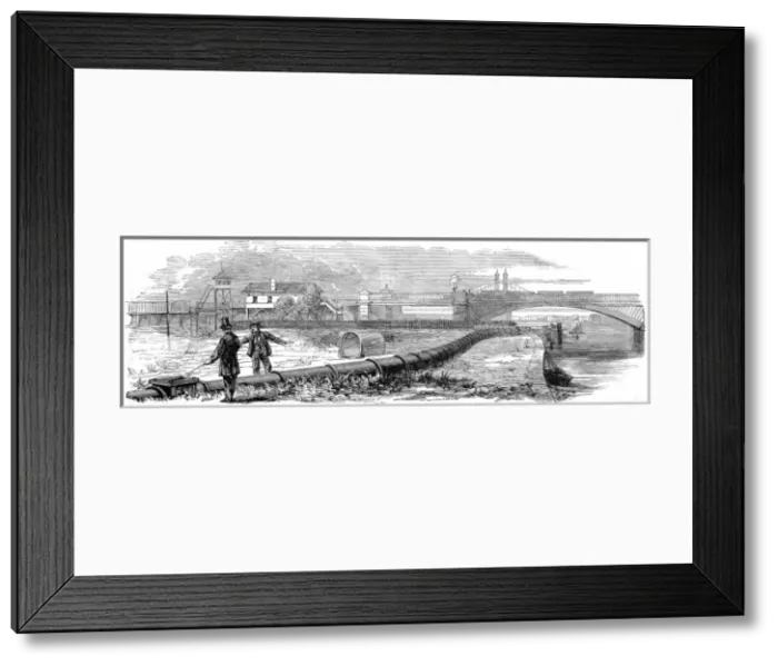 Framed Print : The Pneumatic Letter and Parcel Conveyance Tube, Battersea Framed Print : The Pneumatic Letter and Parcel Conveyance Tube, Battersea