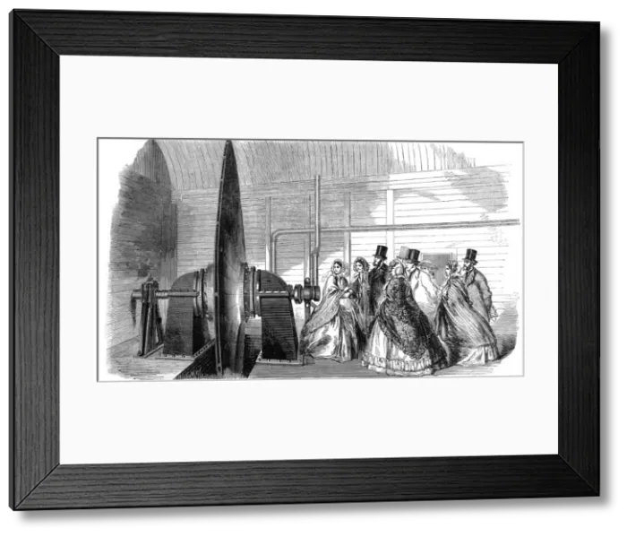 Framed Print : The Engine Room of the Pneumatic Letter and Parcel Conveyanc Framed Print : The Engine Room of the Pneumatic Letter and Parcel Conveyanc