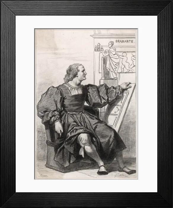 Framed Print : Bramante (Seated) Framed Print : Bramante (Seated)