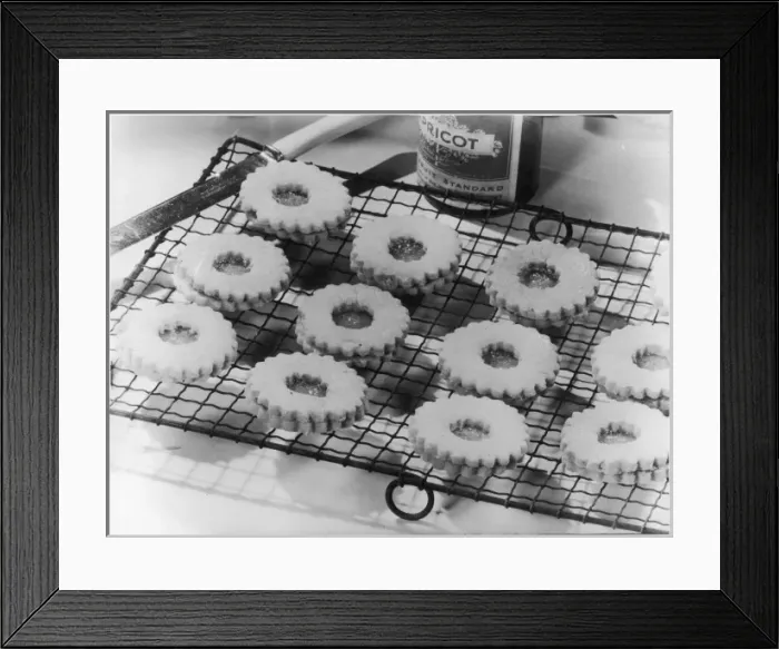 Framed Print : Apricot Jam Biscuits Framed Print : Apricot Jam Biscuits