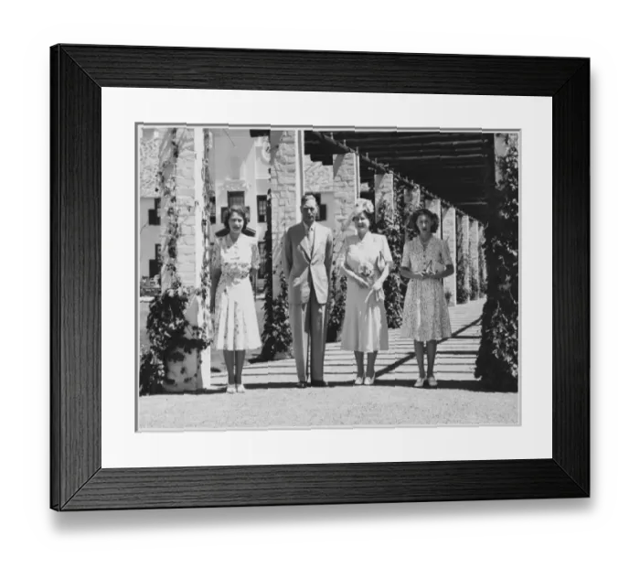 Framed Print : Royal Family 1947 Framed Print : Royal Family 1947