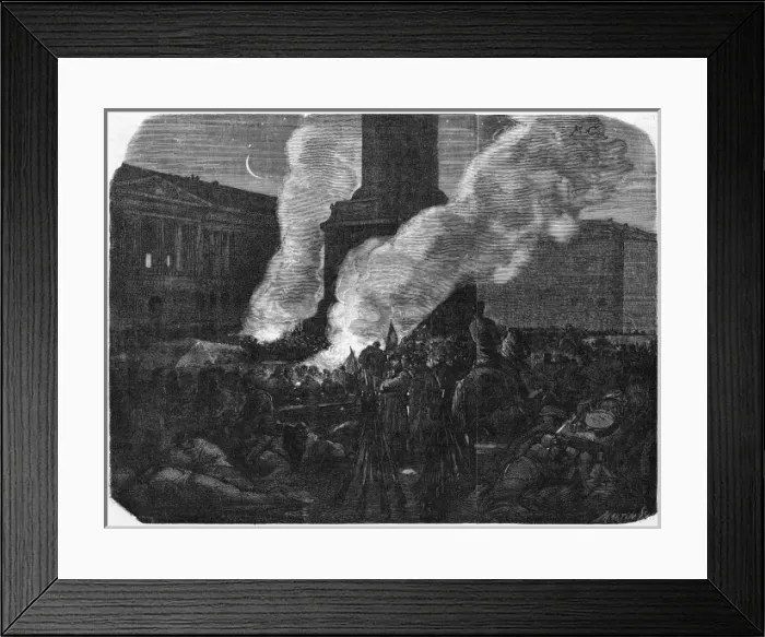 Framed Print : Bivouac Place Vendome Framed Print : Bivouac Place Vendome