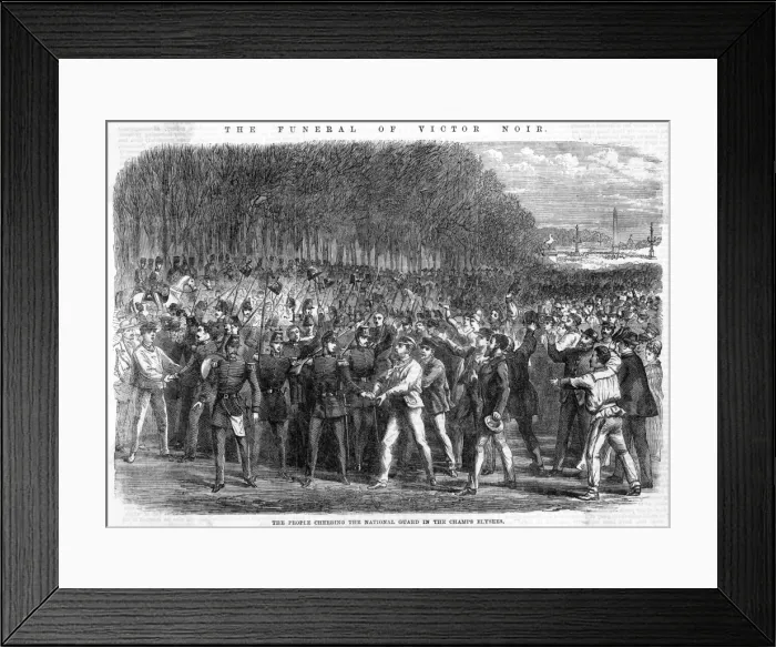 Framed Print : Murder of Victor Noir Framed Print : Murder of Victor Noir