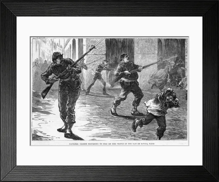 Framed Print : Gardes Nationales Framed Print : Gardes Nationales