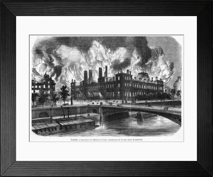 Framed Print : Hotel De Ville Burns Framed Print : Hotel De Ville Burns