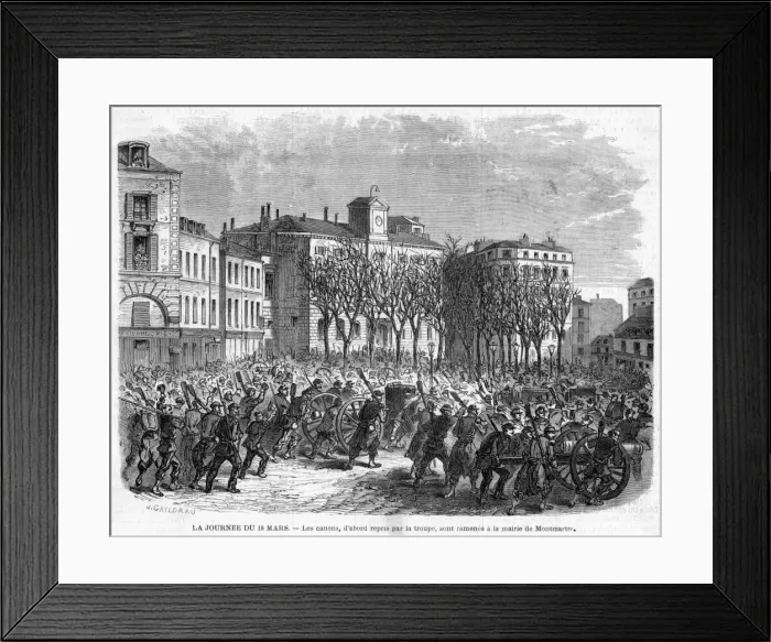 Framed Print : Guns of Montmartre Framed Print : Guns of Montmartre