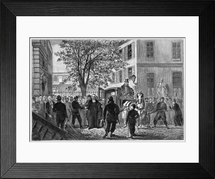 Framed Print : Priest Arrested Framed Print : Priest Arrested