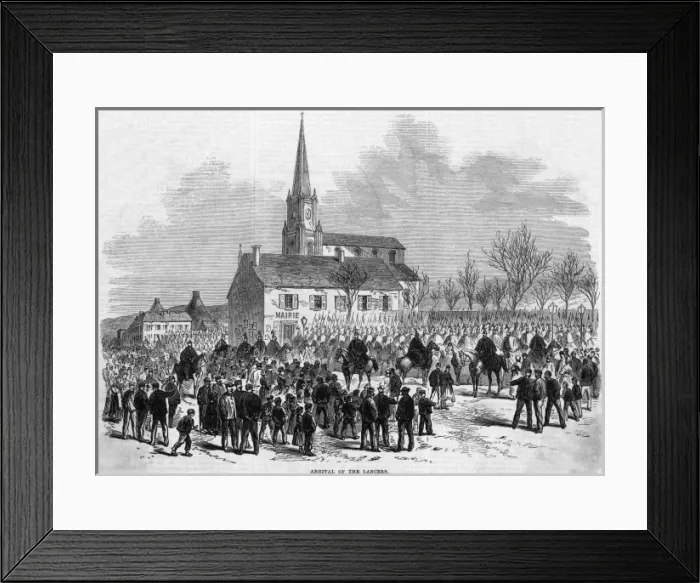Framed Print : Le Creusot Strike 5 Framed Print : Le Creusot Strike 5
