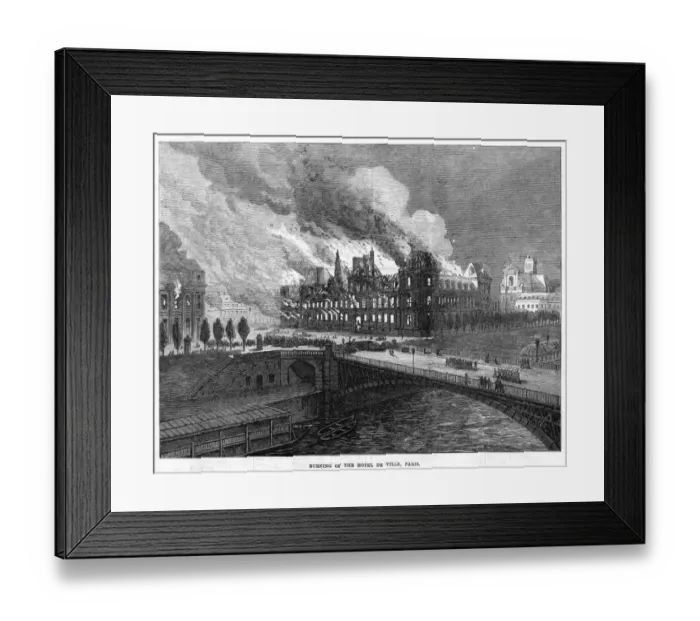 Framed Print : Hotel De Ville Burns Framed Print : Hotel De Ville Burns