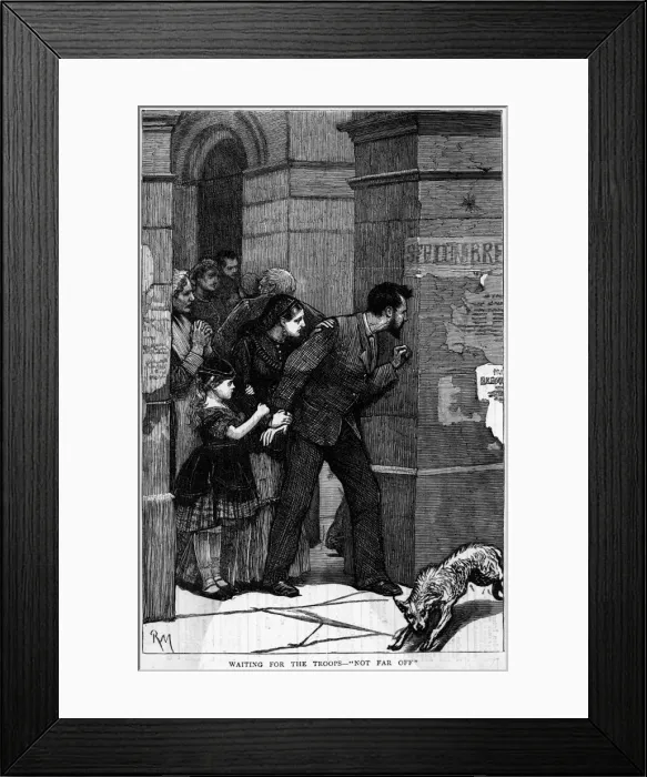 Framed Print : Troops Expected Framed Print : Troops Expected