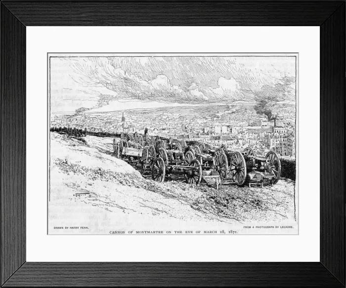 Framed Print : Guns of Montmartre Framed Print : Guns of Montmartre