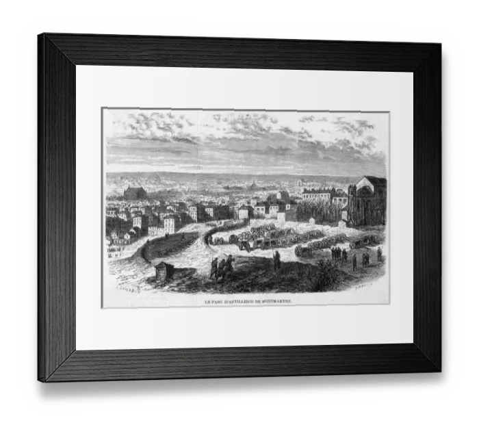Framed Print : Guns of Montmartre Framed Print : Guns of Montmartre