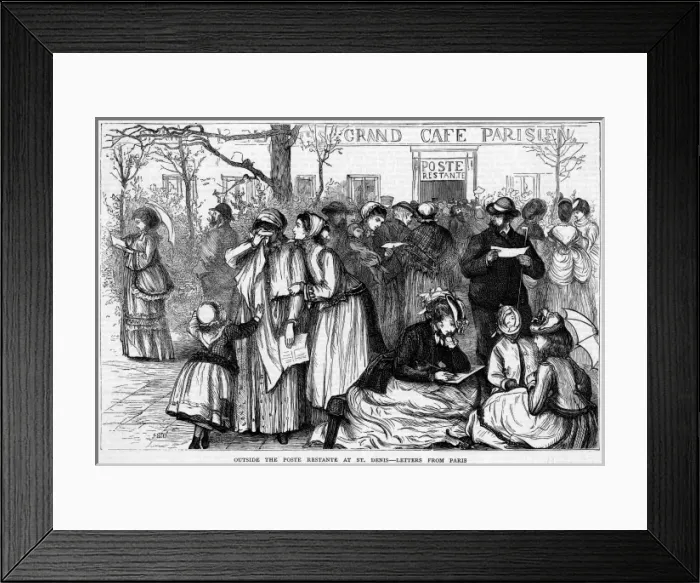 Framed Print : News from Paris Framed Print : News from Paris