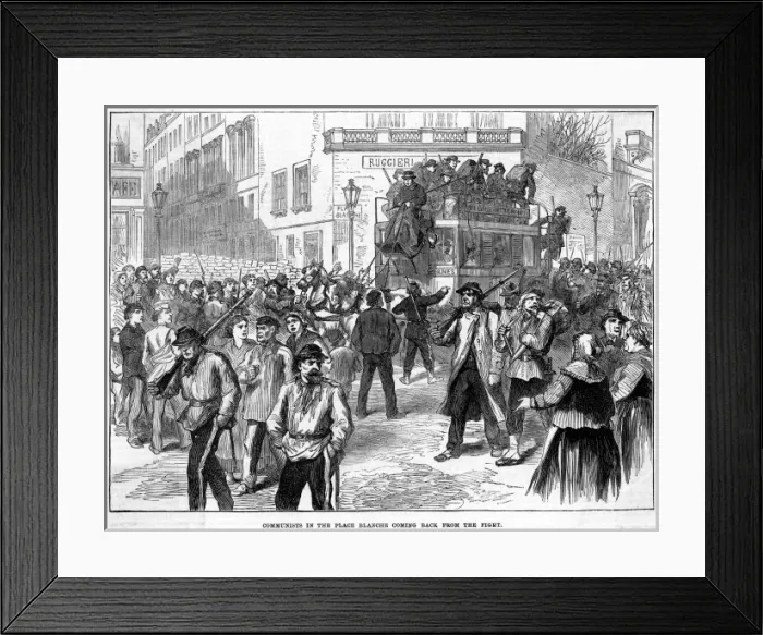Framed Print : Communards Take Bus Framed Print : Communards Take Bus