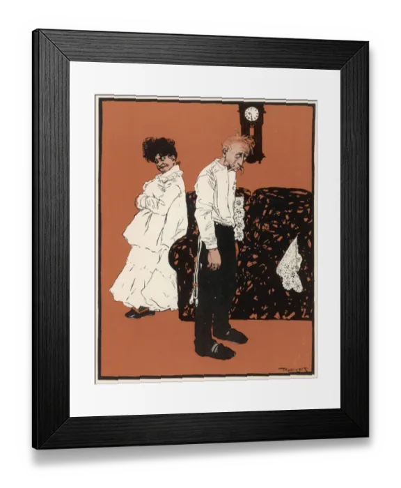 Framed Print : Husband / Wife / Disgruntled Framed Print : Husband / Wife / Disgruntled