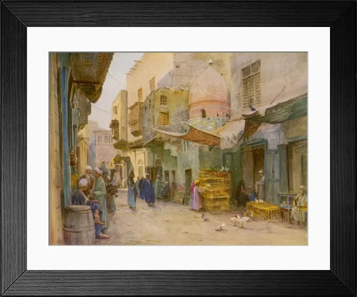 Framed Print : Cairo street scene Framed Print : Cairo street scene