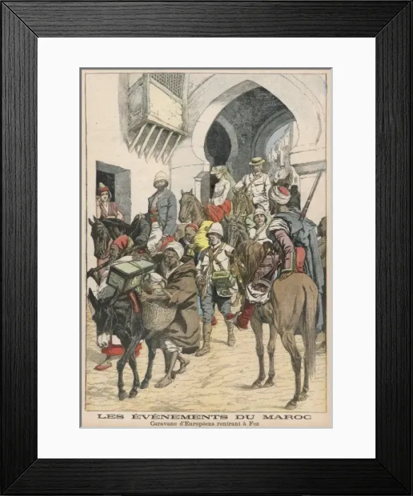 Framed Print : Tourists at Fez Framed Print : Tourists at Fez
