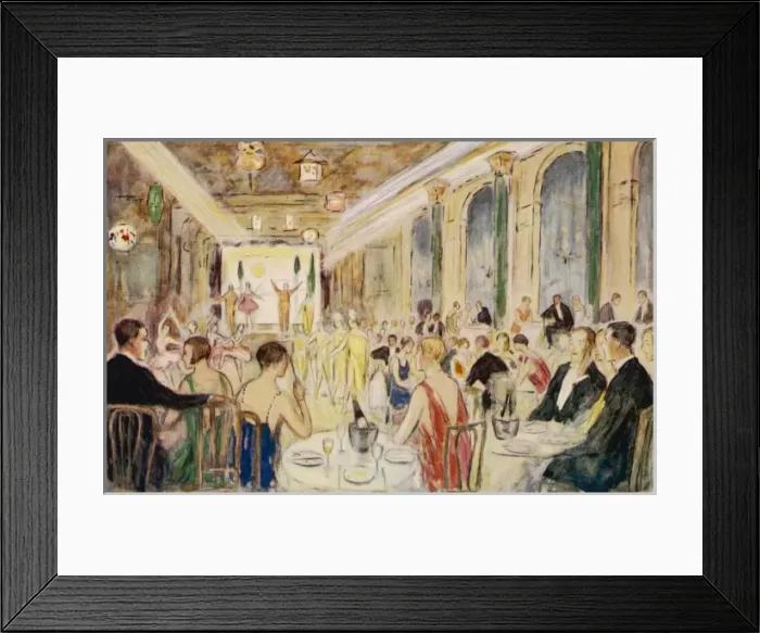 Framed Print : Social / Midnight Follies Framed Print : Social / Midnight Follies