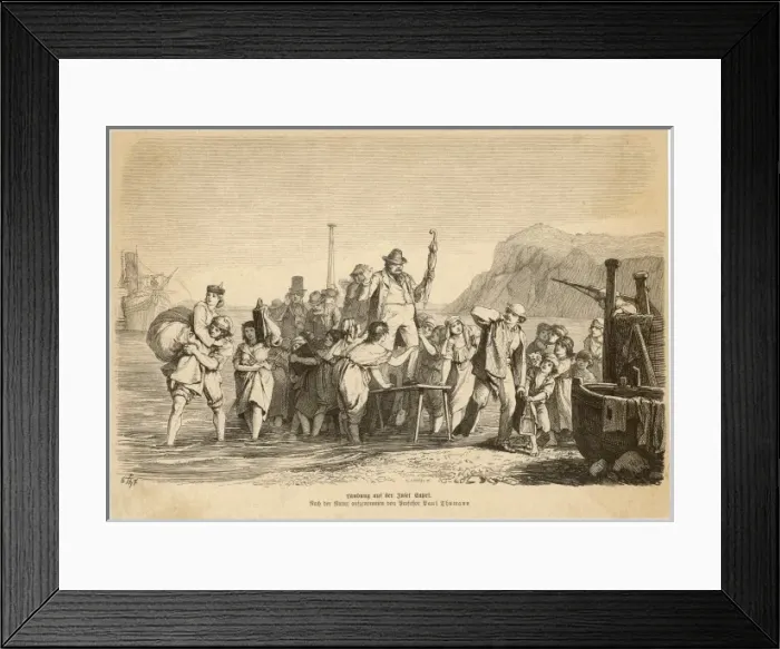 Framed Print : Tourists at Capri Framed Print : Tourists at Capri