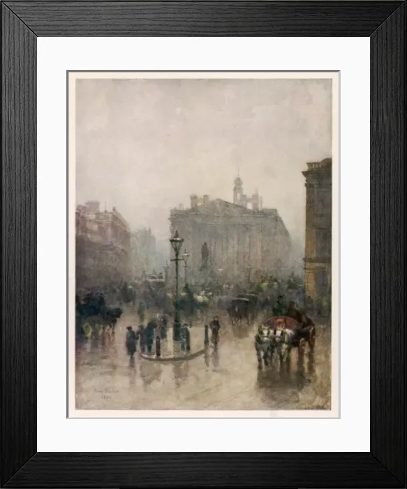 Framed Print : Social / Royal Exchange Framed Print : Social / Royal Exchange