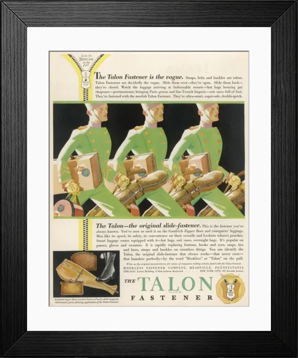 Framed Print : Zips for Luggage Framed Print : Zips for Luggage
