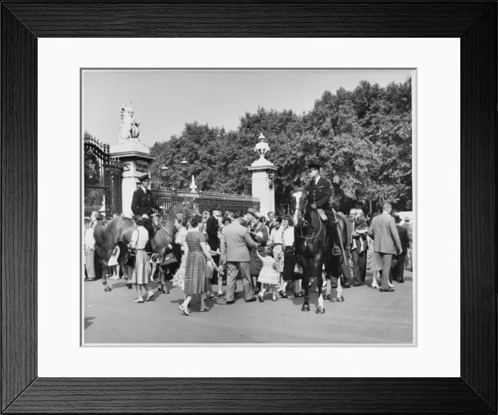 Framed Print : Mounted Police Officers Framed Print : Mounted Police Officers