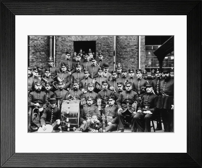 Framed Print : Victorian Police Band Framed Print : Victorian Police Band