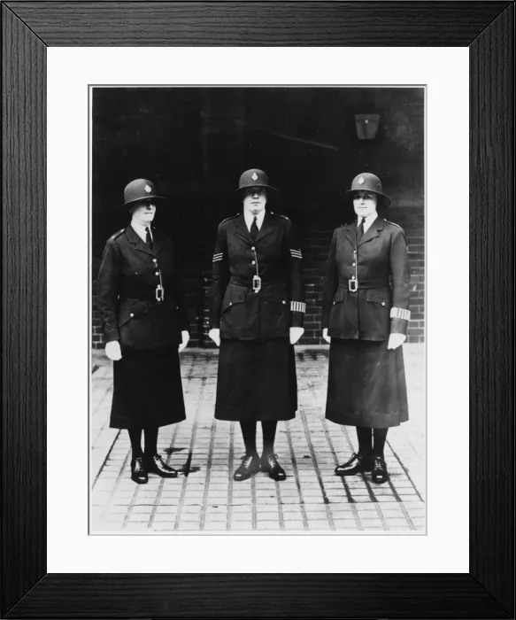 Framed Print : Women Police Officers Framed Print : Women Police Officers