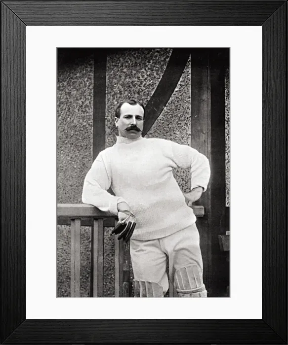 Framed Print : Cricketer, Chapman Framed Print : Cricketer, Chapman