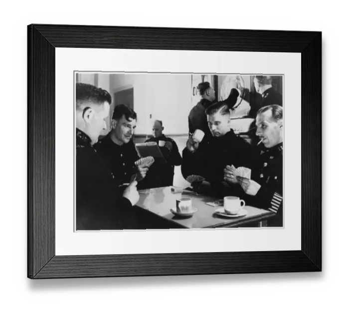 Framed Print : Police Coffee Break Framed Print : Police Coffee Break