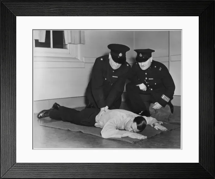 Framed Print : Police First Aid Framed Print : Police First Aid
