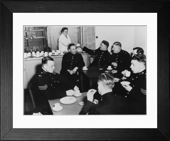 Framed Print : Police Canteen Framed Print : Police Canteen