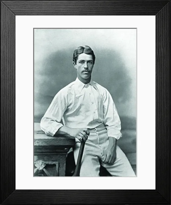 Framed Print : Cricketer, Quaife Framed Print : Cricketer, Quaife