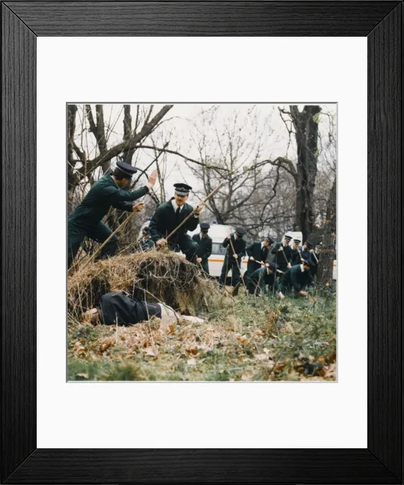 Framed Print : Police Search Team Framed Print : Police Search Team