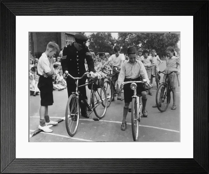 Framed Print : Police Cycle Proficiency Framed Print : Police Cycle Proficiency
