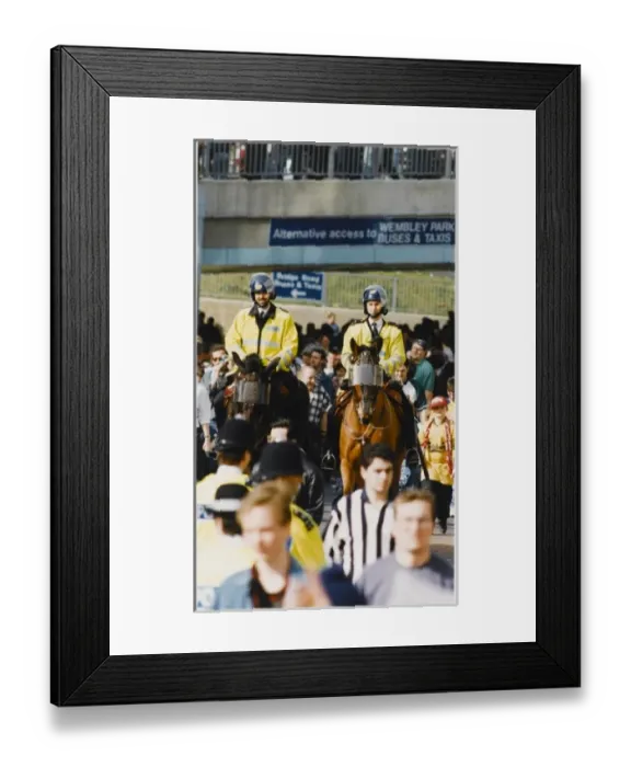 Framed Print : Mounted Police Officers Framed Print : Mounted Police Officers