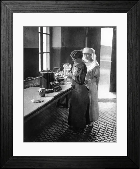 Framed Print : American Red Cross in France Framed Print : American Red Cross in France