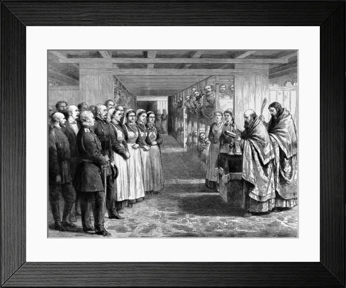 Framed Print : British Red Cross hospital Framed Print : British Red Cross hospital