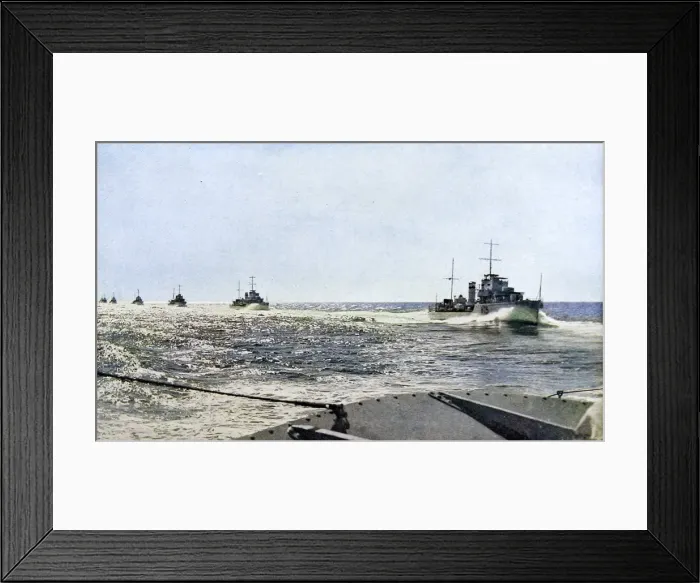 Framed Print : The British Mediterranean Fleet on Exercises, 1935 Framed Print : The British Mediterranean Fleet on Exercises, 1935
