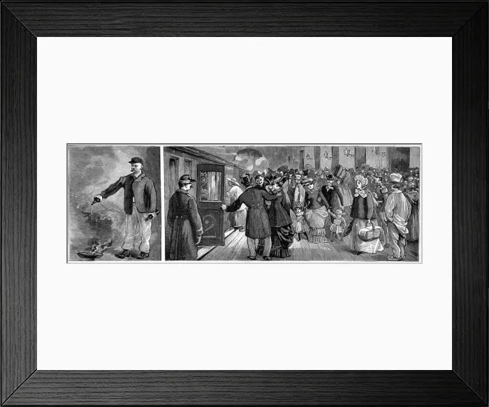 Framed Print : Cholera in France Framed Print : Cholera in France