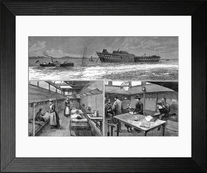 Framed Print : The Red Cross ambulance steamer Framed Print : The Red Cross ambulance steamer
