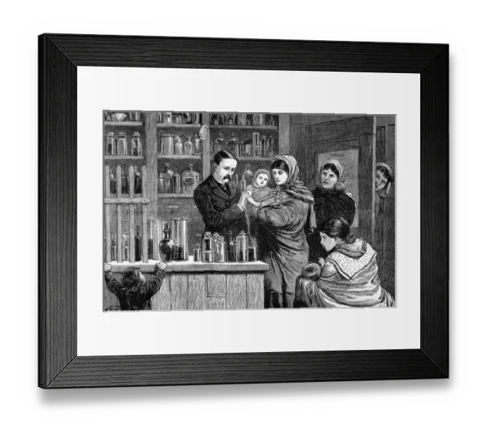 Framed Print : A vaccination station in Connaught, Ireland Framed Print : A vaccination station in Connaught, Ireland