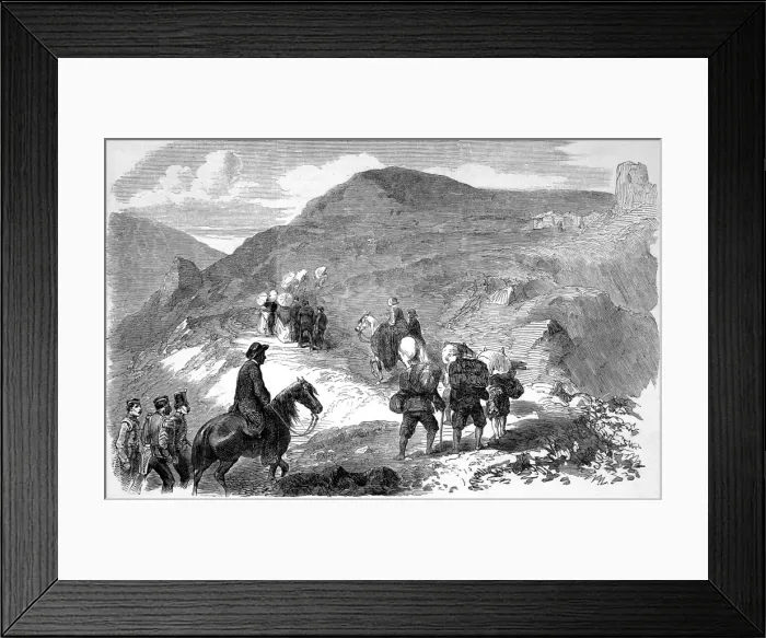 Framed Print : Florence Nightingale visiting the Hut Hospitals, at Balaclav Framed Print : Florence Nightingale visiting the Hut Hospitals, at Balaclav