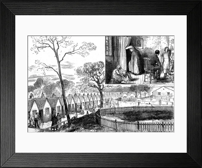 Framed Print : Diphtheria at Woolwich