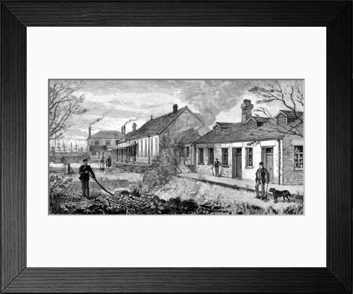 Framed Print : Cholera precautions in England Framed Print : Cholera precautions in England