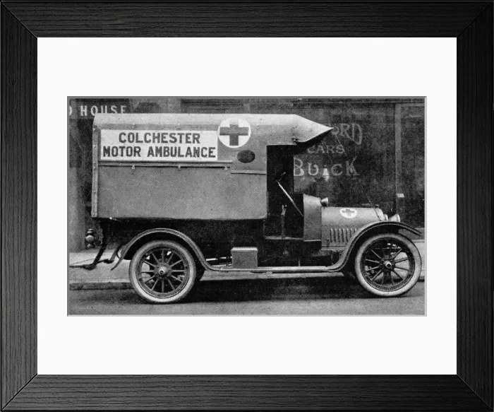Framed Print : A Bedford-Buick ambulance Framed Print : A Bedford-Buick ambulance