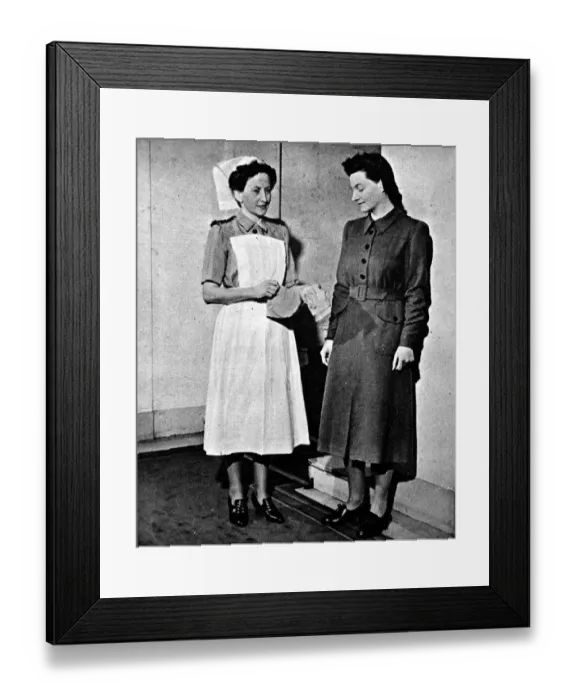 Framed Print : Uniforms of state registered nurses Framed Print : Uniforms of state registered nurses