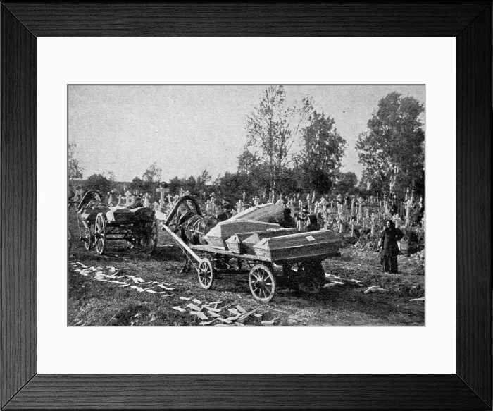 Framed Print : Russian cholera epidemic Framed Print : Russian cholera epidemic